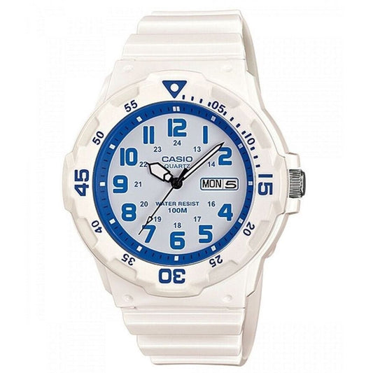Casio Men's Watch Casio Diver 100M White (Ø 43 Mm)