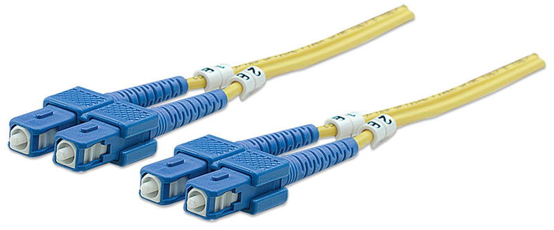 Intellinet 470636 Cable Fibre Optic 5M Sc OS2 Yellow