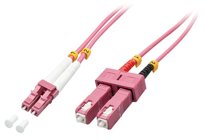 Lindy Cable Dúplex Fibre Optic Lc/Sc OM4 5M 50/125ÆM Multimode — image 1
