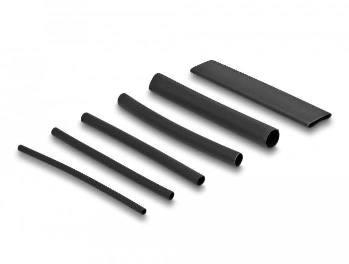 Tubo Termorretráctil Box Surtida, Double Wall With Adhesive Indoor Schrumpfungsrate 3:1, Black 122-PIEZAS