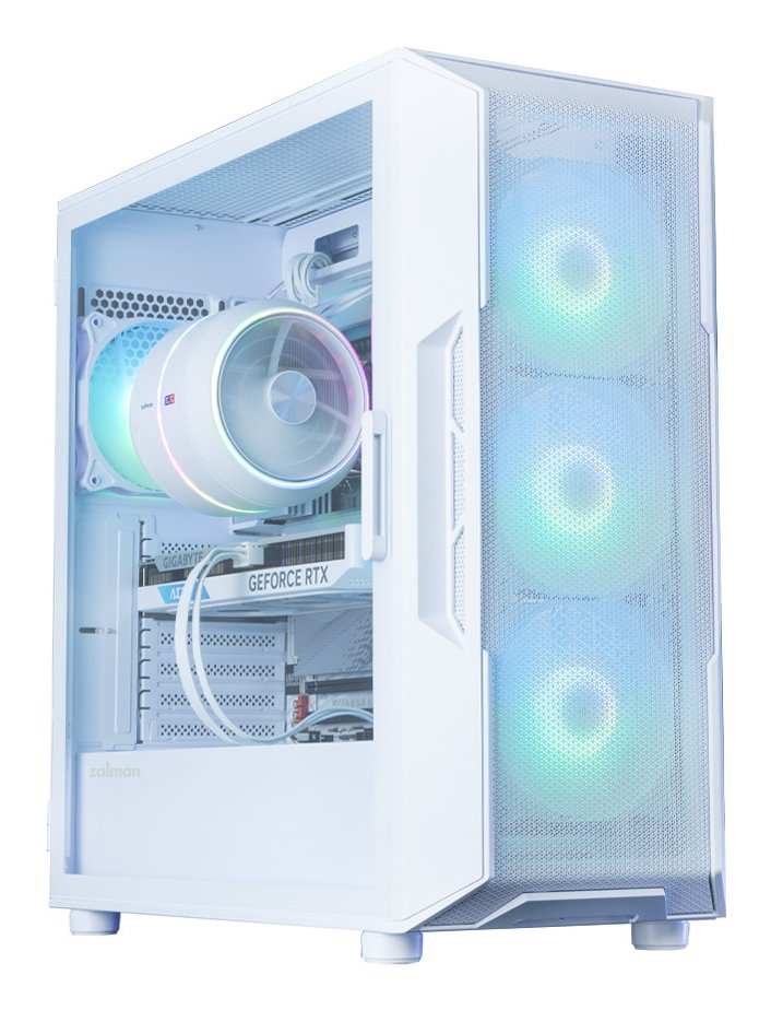PC Case Obudowa I3 Neo V2 Mid Tower ARGB Fan X4 Biala I3 Neo ARGB V2 White