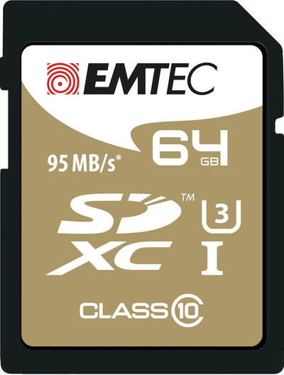 Emtec SD Card 64GB Sdxc (CLASS10) Speedin + Kartenblister — image 1