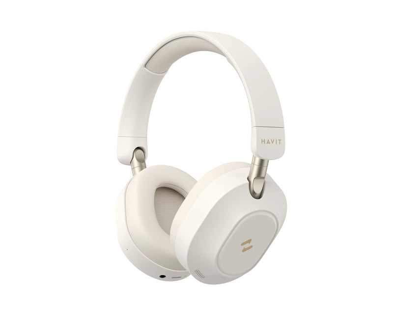 Havit H668BT - Headphones Inalámbricos Bt, Beige
