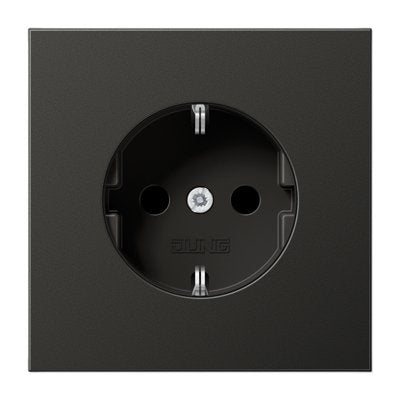 Jung AL1520AN Schuko Socket Power 16A 250V Ls Antracita Lack — image 1