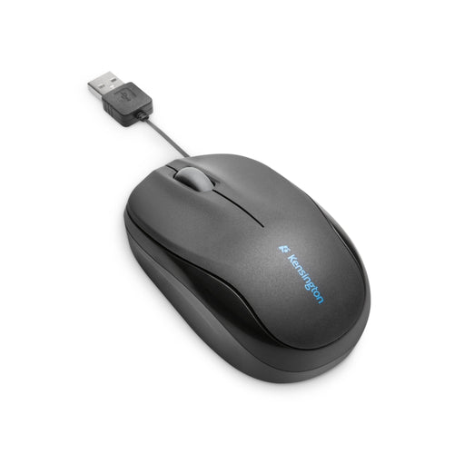 Kensington Mouse Optico Retractable Pro Fit, Laptop Black 2 Years — image 1