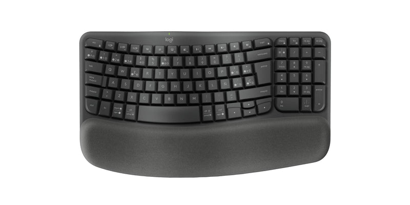 Logitech Keyboard Spanish Wave Keys Bluetooth Black 920-012296