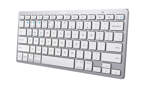 Trust Keyboard Compacto Wireless Bluetooth 24654 Silver — image 1