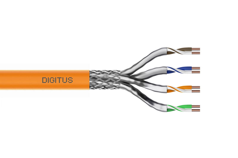 Digitus DK-1743-VH-5 Network Cable 500M CAT.7 S/FTP (s-STP) Orange