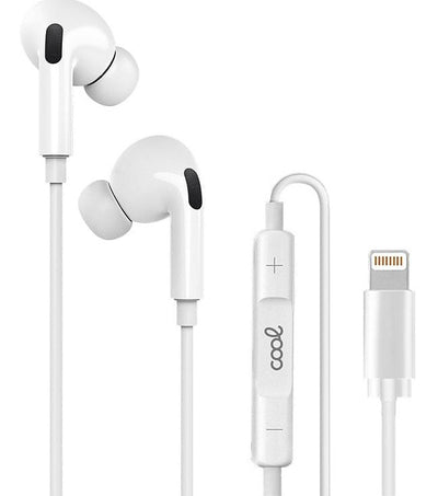 Cool Headphones White Stereo With Micro Iphone - Rubber In-ear (lightning Bluetooth) — image 1