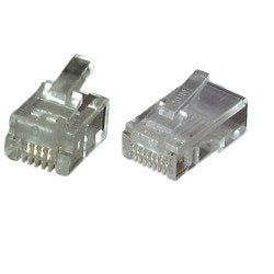 EFB Elektronik Modular Plug RJ45 UTP E-mo 8 Sf 100 Pieces