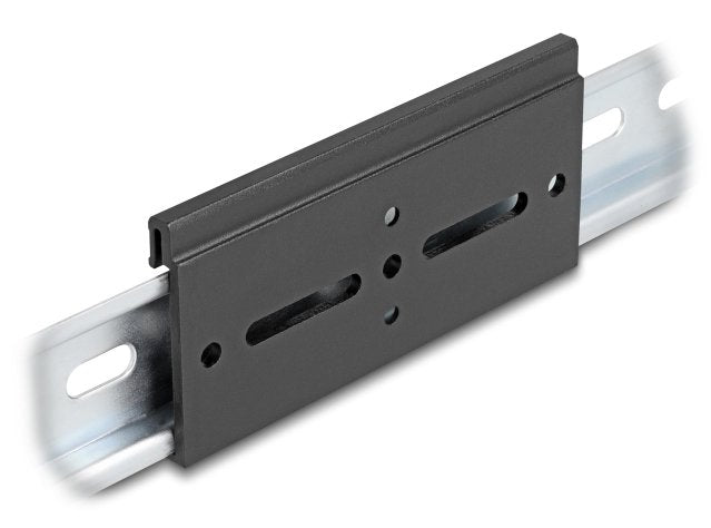 Aluminium Clip Assembly Carril Din 100,0 X 47,8MM Black