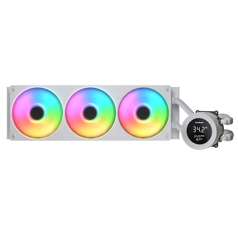 Cougar Refrigeracion Liquida CPU Poseidon Vimek 360, Argb, White CGR-PSDVARGB-W-36