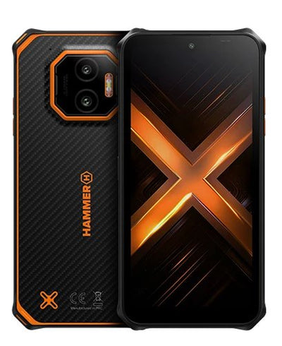 Hammer Smartphone Rugerizado Energy X2 5G 6GB 128GB 6 Black Orange — image 1