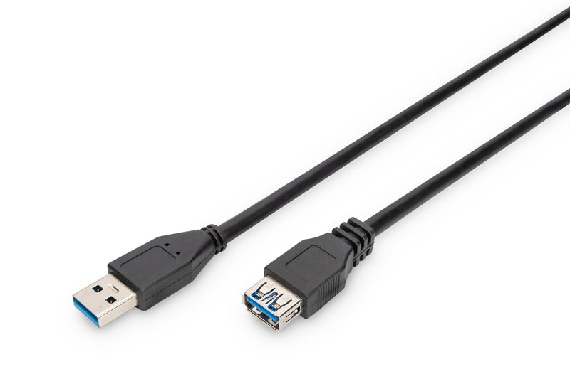 Digitus Cable Extensor USB 3.0 Apantallado 1.80M Black