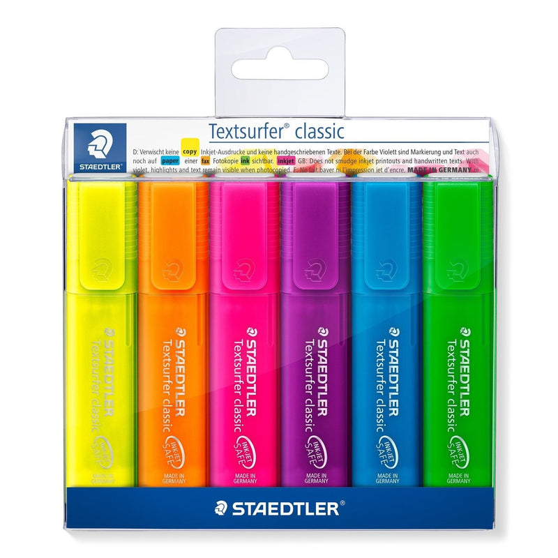 Staedtler Subrallador Textsurfer Clas 6PCS Case