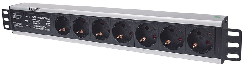 Intellinet Power Strip Rack 19 7 Salidas AC Strip Unit Distribución Energía (pdu) 1.5U Black 7 Salidas AC - Un