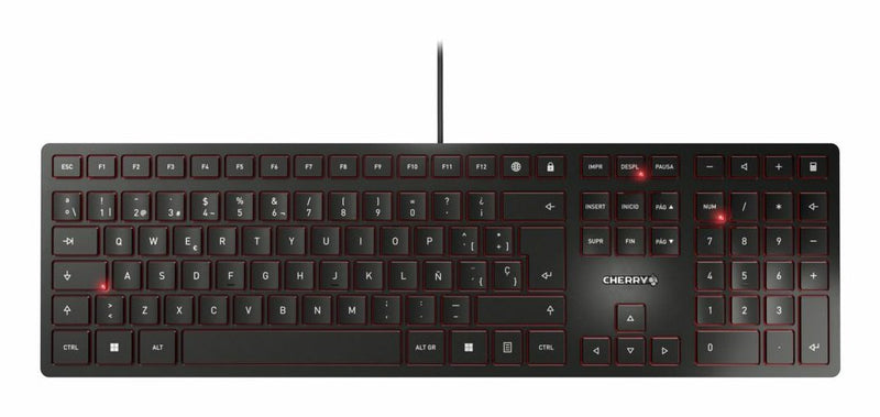 Cherry Keyboard Spanish Kc 6000 Slim USB Black