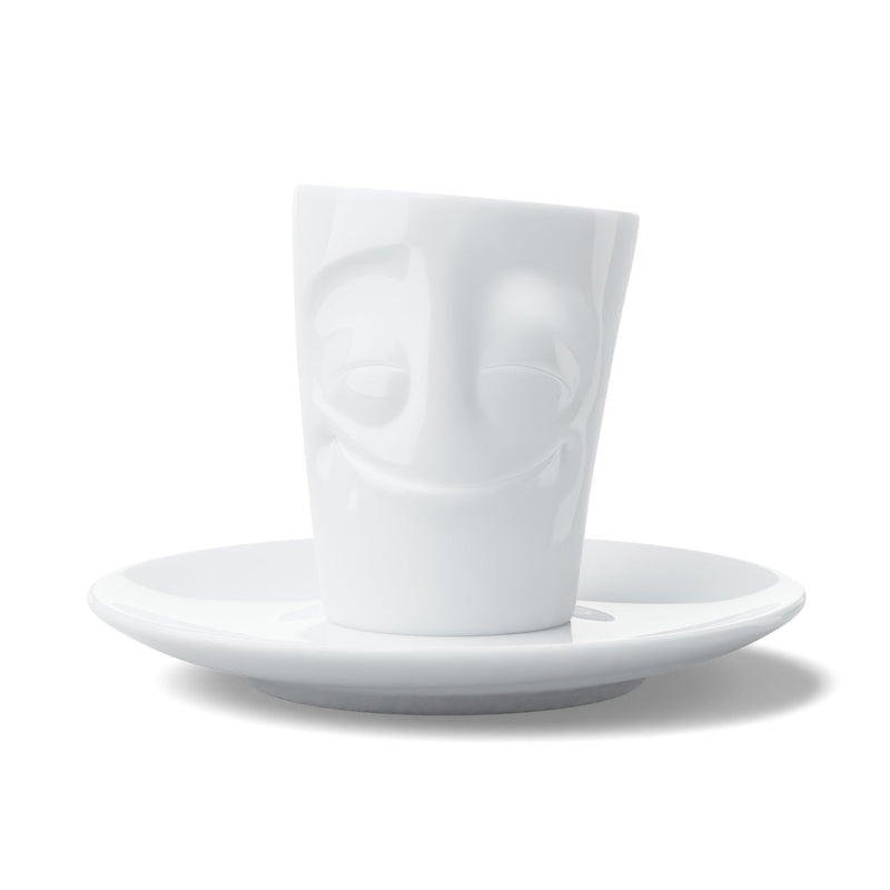 Fiftyeight Espresso Mug With Henkel 80ML - Contento White