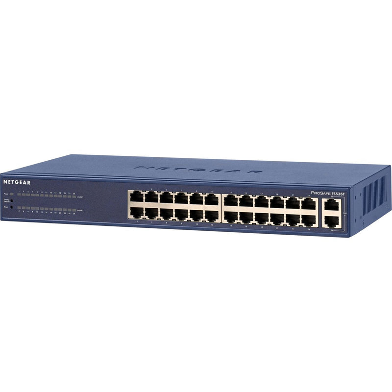 Netgear FS526T-200EUS Prosafe Smart Switch 24 Port 10/100 + 2 Ports 10/100/1000 Cobre