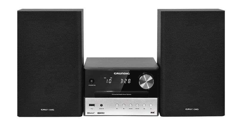 Grundig Cms 3000 Bt Dab + Microcadena Música Uso Domestic Black Silver 30W