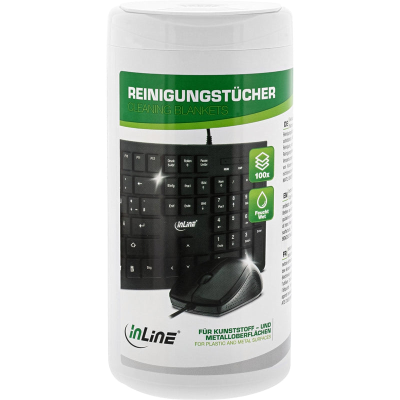 Inline Toallitas Cleaning Toallitas Húmedas Cleaning Computadoras 100 Units