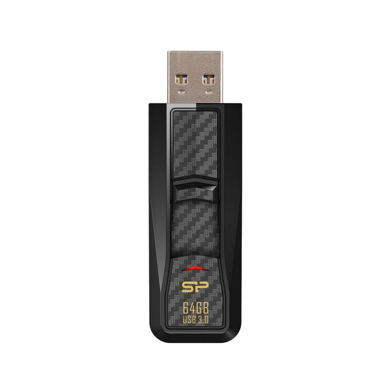 Usb-stick 64GB Silicone Power USB 3.0 B50 Black