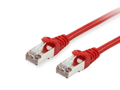 Equip Network Cable 0,25M CAT.6A S/FTP (s-STP) Red 606501 — image 1