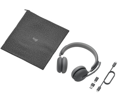 Logitech Headphone Zone Wireless 2 Uc Oreja Bluetooth Wireless Cancelación Sound Activo USB-C a Través Adapter — image 1