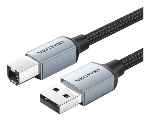 Vention USB Cable 2.0 Printer Ctthg USB Tipo-b Male USB Male 480Mbps 2M Grey — image 1