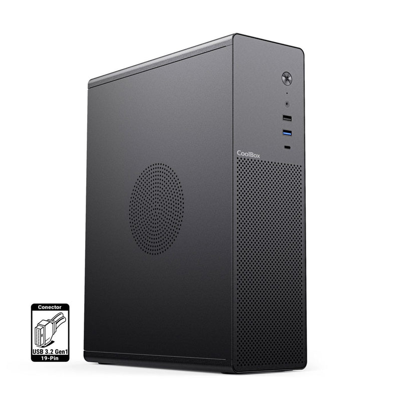 Coolbox PC Case M-atx T100 Slim Usbc 3.0 Without Power Supply