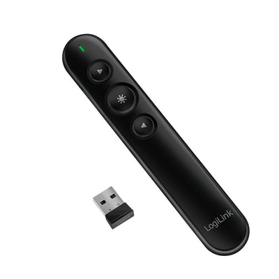 Logilink ID0190 Wireless Presenter 2.4GHZ Wireless RF Black — image 1