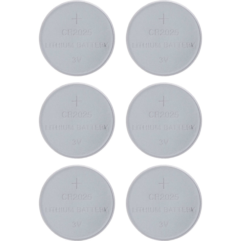 Inline Paquete 6 Batteries Button , Litio 3V, CR2025
