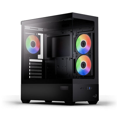 Aerocool Box ATX P500D Digi ARGB Glass Tempered Black — image 1