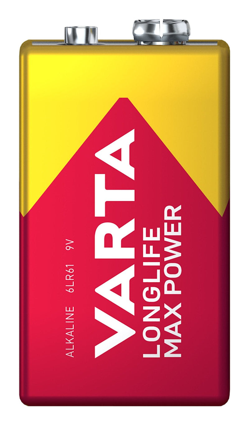 Varta Battery Long Life Max. Power 9V Pack 1 Uni