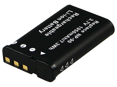 2-POWER Digital Camera Battery 3.7V 1500MAH Casio NP-90 DBI9944A — image 1