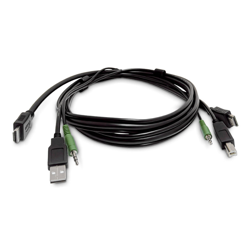 StarTech.com 1,8M HDMI KVM USB Cable 2.0 3,5MM Audio Universell Kompatibles Kombikabel For KVM Switch Taa