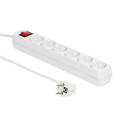 Microconnect GRU006W Base Múltiple 1,8M 6 Salidas AC Indoor White — image 1