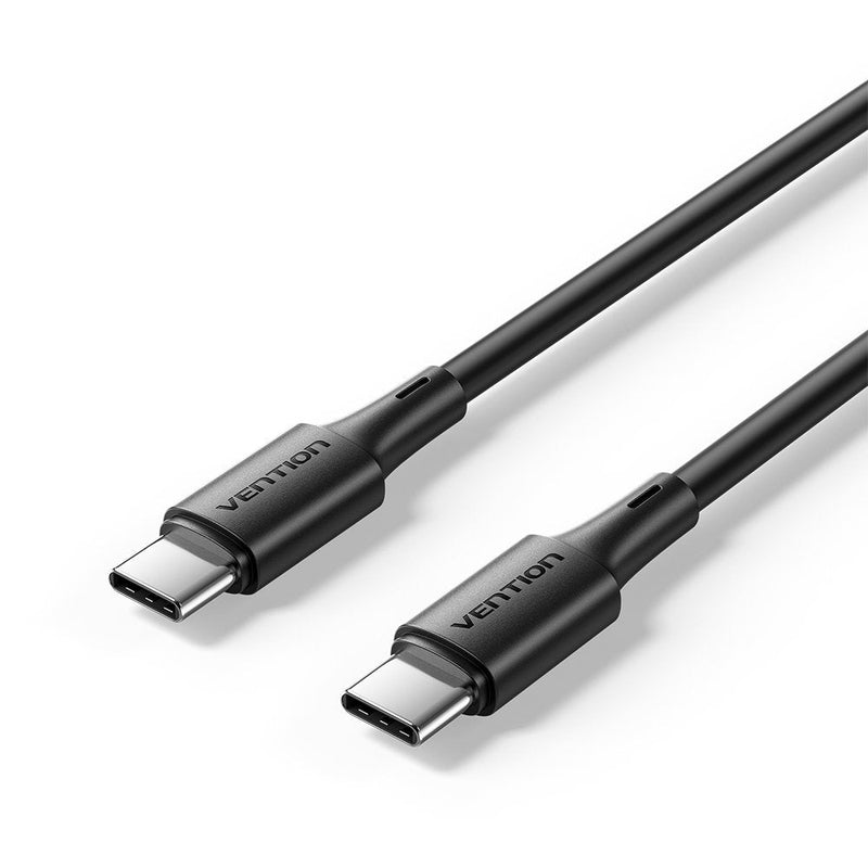 Vention USB 2.0 USB-C M-m 3A Cacabl Ble 0.9M Black Pvc