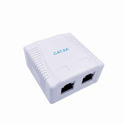 Gembird CAT.6A FTP 2-PORT Surface Mount Box — image 1