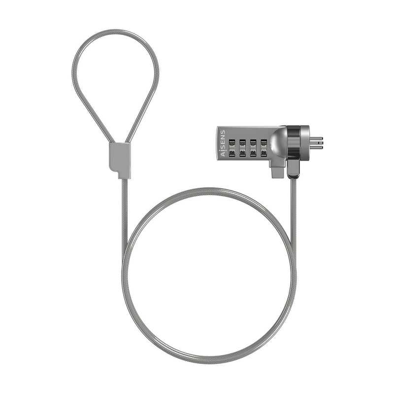 Aisens Cable With Lock Combinacion Computer Monitor Laptop - 1.50M