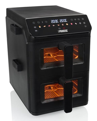 Princess Fryer Air Double Apiel 01.182490.01.001, 2 X 5,6 L, Black — image 1