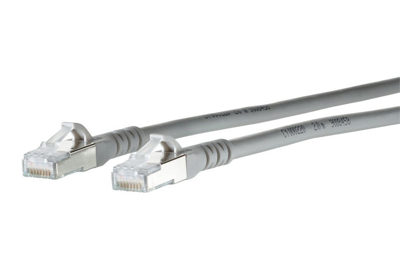 Metz Connect Network Cable CAT.6A Awg 26 Grey 2,5M