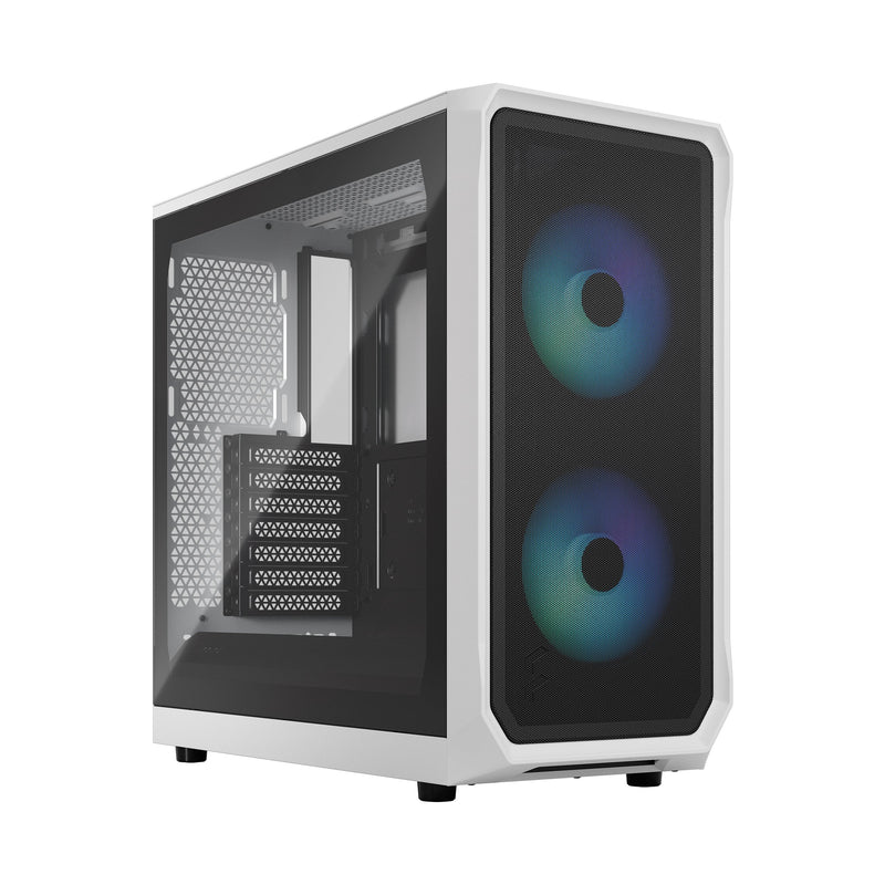 Fractal Design PC Case Focus 2 RGB White Tg Clear Tint, FD-C-FOC2A-04