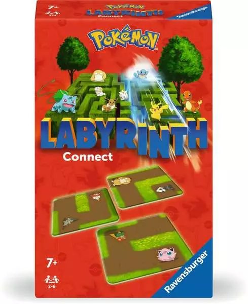 Ravensburger Pokémon Labyrinth Connect, Juego de mesa 22579