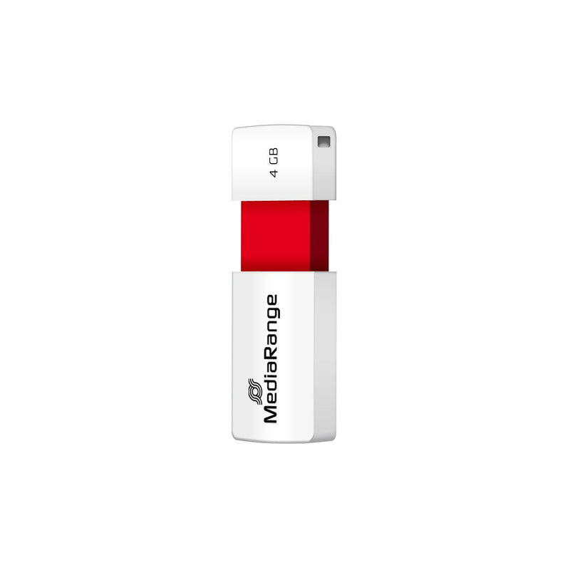 Mediarange MR970 Unit Flash USB 4GB USB Type a 2.0 Red White