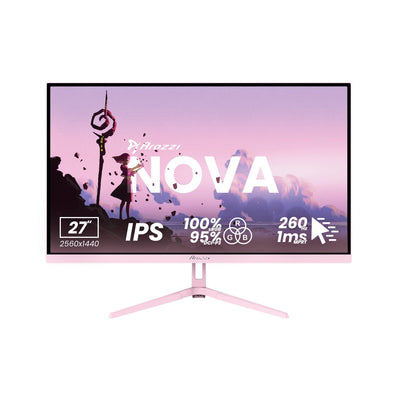 Arozzi Monitor Nova 27 Ips, 260HZ Pink — image 1