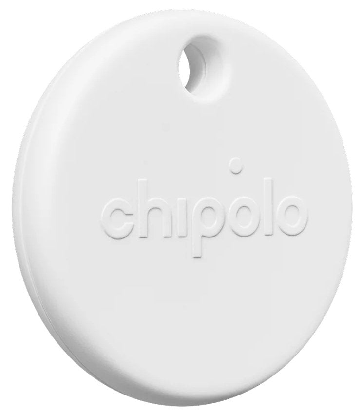 Chipolo Pop - Tracking Tag Compatible With Apple Find My On Iphone Or Find Hub On Android White