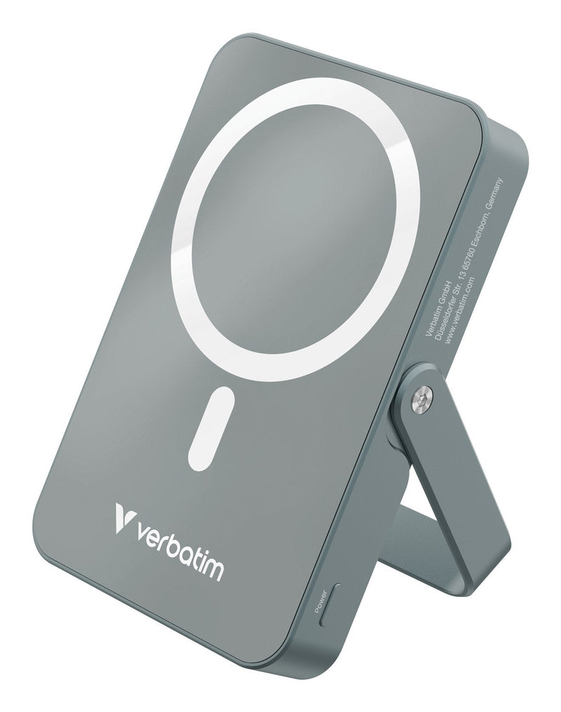 Verbatim Power Bank With Standfuss Mag.wireless 10000MA Grey 32268
