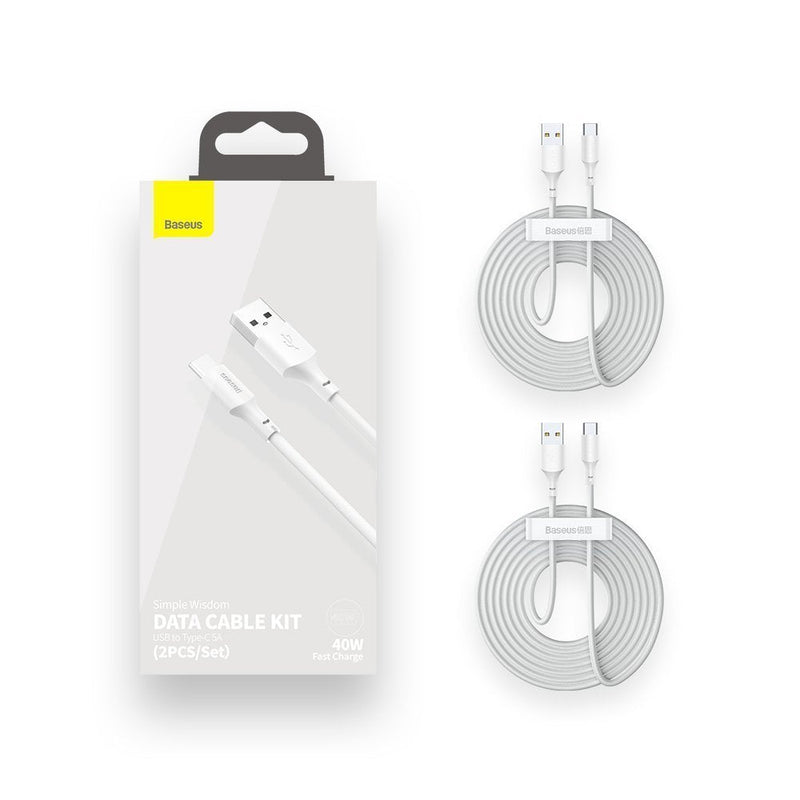 Baseus TZCATZJ-02 USB Cable 1,5M USB a USB C White