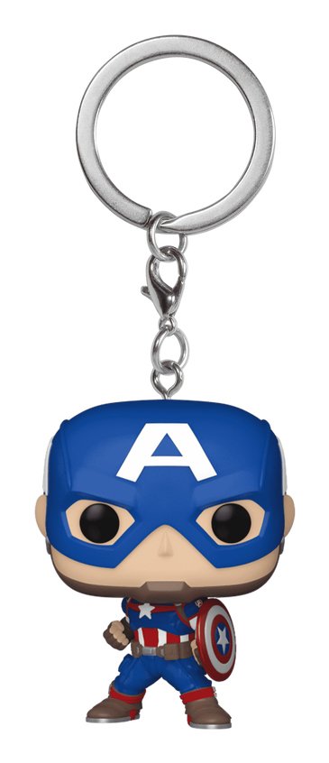 Keyring Pocket Pop Marvel Capitan America Classics